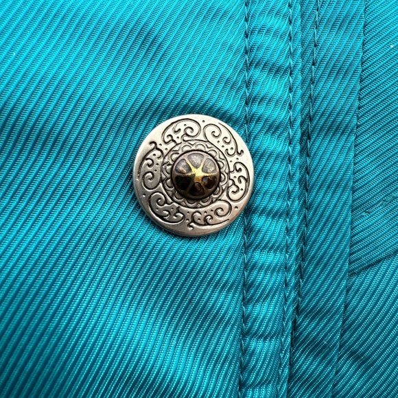 Must Have Retro Vintage 80s Teal Ski/Snow Jacket - Picture 7 of 16